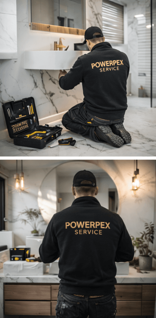 Rørleggerarbeid 12 utført av Powerpex Service AS