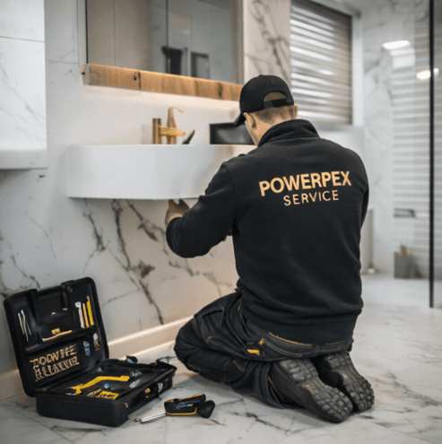 Rørleggerarbeid 14 utført av Powerpex Service AS